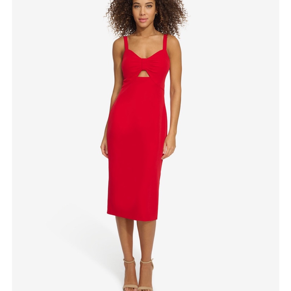 NWT Siena Red Midi Dress